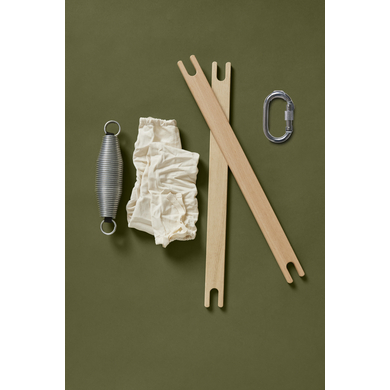 MEMBANTU Kit transformation pour hamac à ressort jumeaux bois naturel