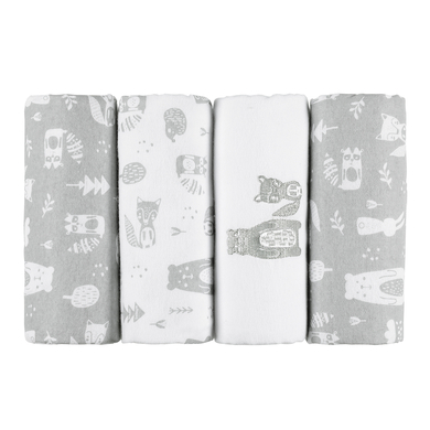 kindsgard Langes enfant handklad gris lot de 4