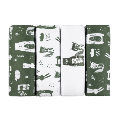 kindsgard Langes enfant handklad molleton olive lot de 4