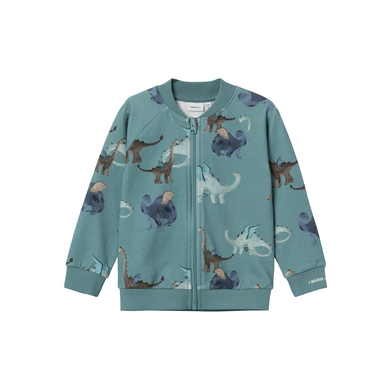 name it Veste sweat Nmmdragon Mineral Blue