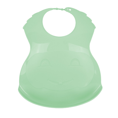 Thermobaby® Bavoir bébé semi rigide récupérateur vert céladon