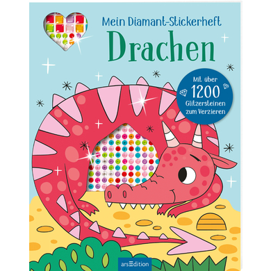arsEdition Mein Diamant-Stickerheft – Drachen