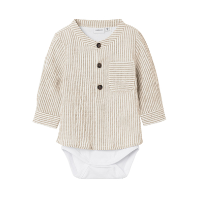 name it Body à chemise Nbmfedenis Humus