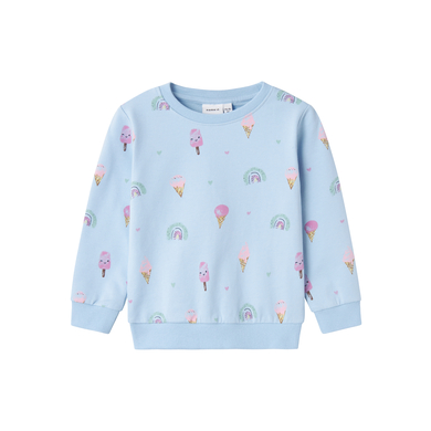 name it Sweat-shirt Nmffransia Chambray Blue