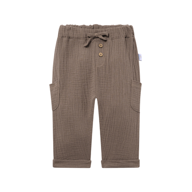 Image of kindsgard Pantaloni in mussola solmig marrone059