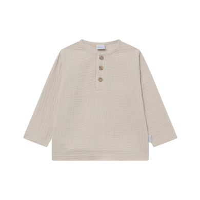 Image of kindsgard Camicia in mussola a maniche lunghe solmig beige059