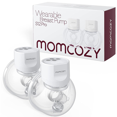 momcozy dubbel bröstpump Bärbar S12 Pro, vit