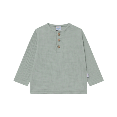 Image of kindsgard Camicia in mussola a maniche lunghe solmig menta059