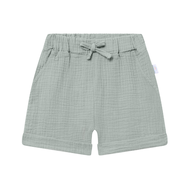 Levně kindsgard Muslin Shorts solmig mint