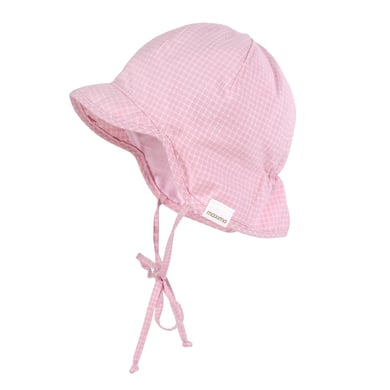 Image of Maximo S child cappello a quadri bianchi e rosa scuro