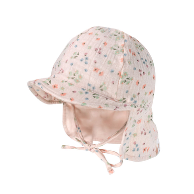 Maximo S child casquette fleur rose pâle
