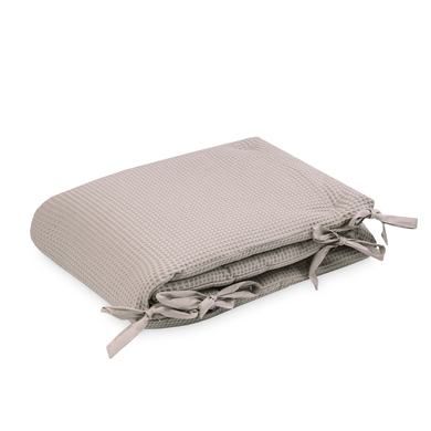 JULIUS ZÖLLNER Tour de lit enfant piqué gaufré nougat 180x35 cm