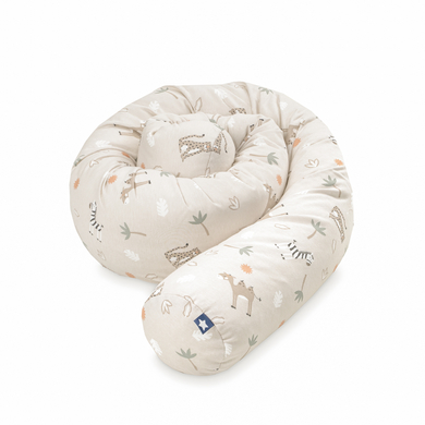 JULIUS ZÖLLNER Tour de lit traversin enfant savane beige 180 cm