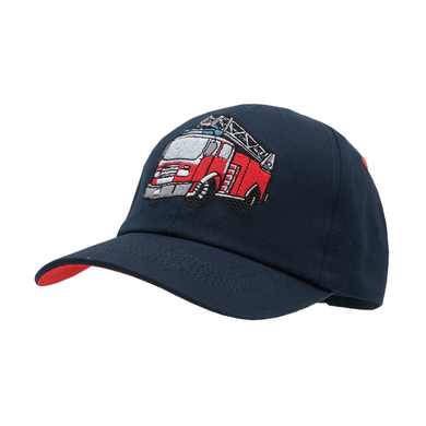 Maximo Casquette pompier navy/rouge