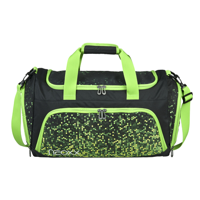 Image of neoxx Borsa sportiva Move realizzata con bottiglie in PET riciclate, verde e nera059