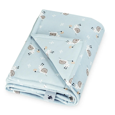 JULIUS ZÖLLNER Plaid bébé jersey doublé escargot 70x100 cm