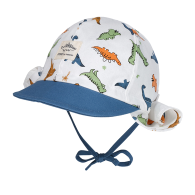 Maximo S child casquette Dino blanc laine/denim