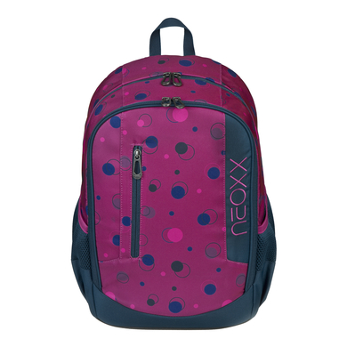 neoxx Sac à dos Flow en bouteilles de PET recyclées, violet & bleu