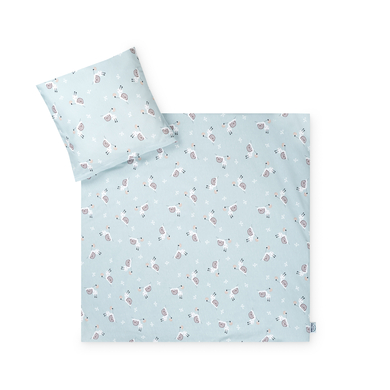 JULIUS ZÖLLNER Parure de lit enfant jersey escargot 80x80 cm