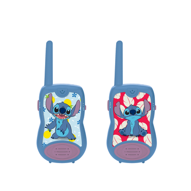 LEXIBOOK Talkie-walkie enfant Stitch portée 120 m clip lot de 2