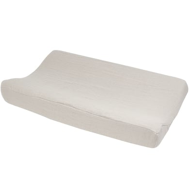 MEYCO Housse pour matelas à langer prélavée mousseline greige 50x70 cm