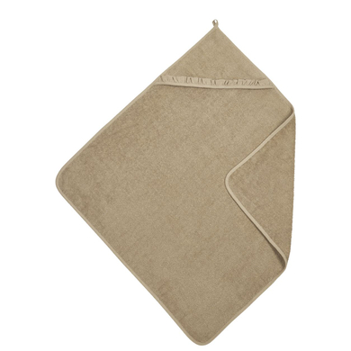 Image of MEYCO Asciugamano in spugna con cappuccio Ruffle taupe 80 x 80 cm059