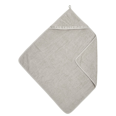 MEYCO Cape de bain enfant éponge Ruffle greige 80x80 cm
