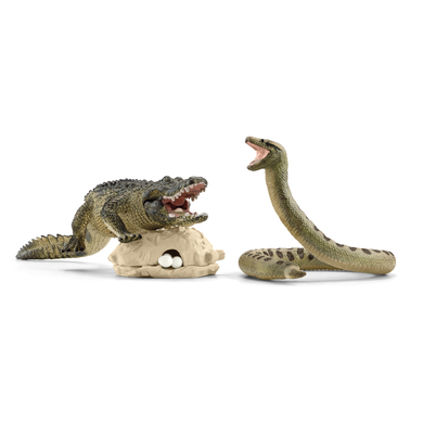 schleich® Figurine duel alligator anaconda 42559