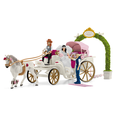 schleich® Figurine calèche des mariés 42641