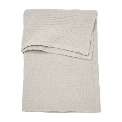 MEYCO Drap de lit enfant prélavé mousseline greige 75x100 cm