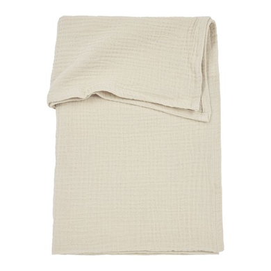 MEYCO Drap de lit enfant prélavé mousseline uni soft sand 75x100 cm