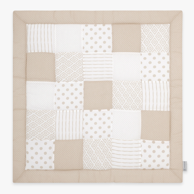 Image of Patchwork Essential emma & noah coperta gattonante Beige 140 x 140 cm059