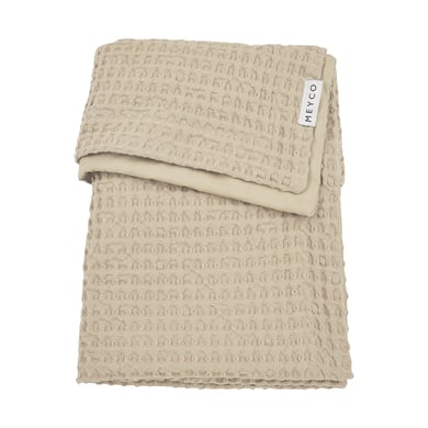 MEYCO Cotton sand Babyfilt våffla 75 x 100 cm