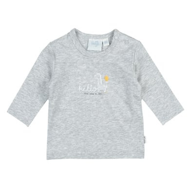 Image of Feetje Camicia a maniche lunghe Hello Sunshine Giraffe Grigio Melange059