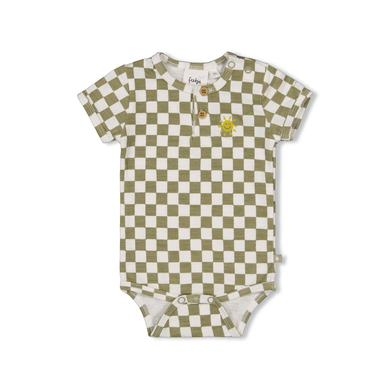 Feetje Body manches courtes Cool Family vert