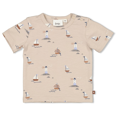 Feetje T-shirt Let's Sail Zand