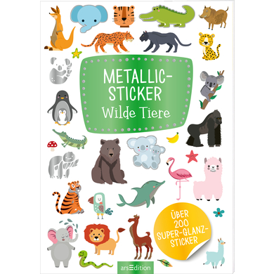 arsEdition Metallic-Sticker – Wilde Tiere