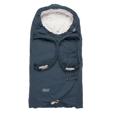 VOKSI® Chancelière pour poussette universelle Carry Poppy Blue Wings