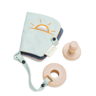 hauck Livre enfant sensoriel Play bois