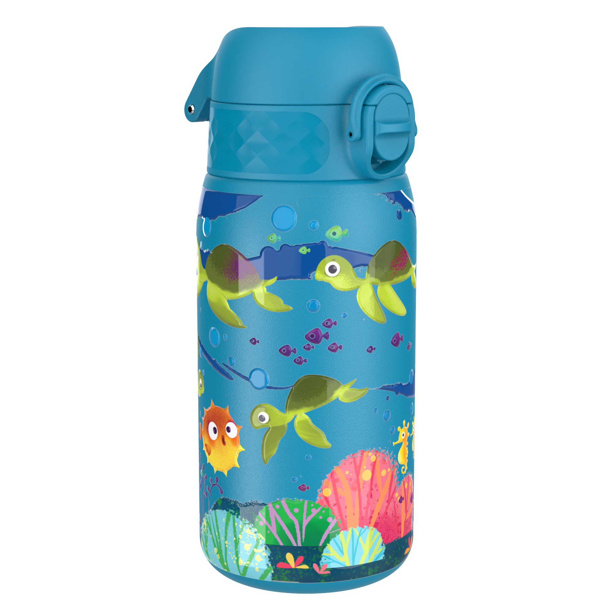ion8 Kinder-Wasserflasche Edelstahl 400 ml dunkelblau