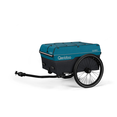 Qeridoo® Remorque de vélo pour bagages Qubee édition limitée Petrol