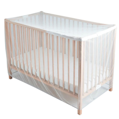 tinéo Moustiquaire pour lit enfant intégrale zip blanc 60x120/70x140 cm