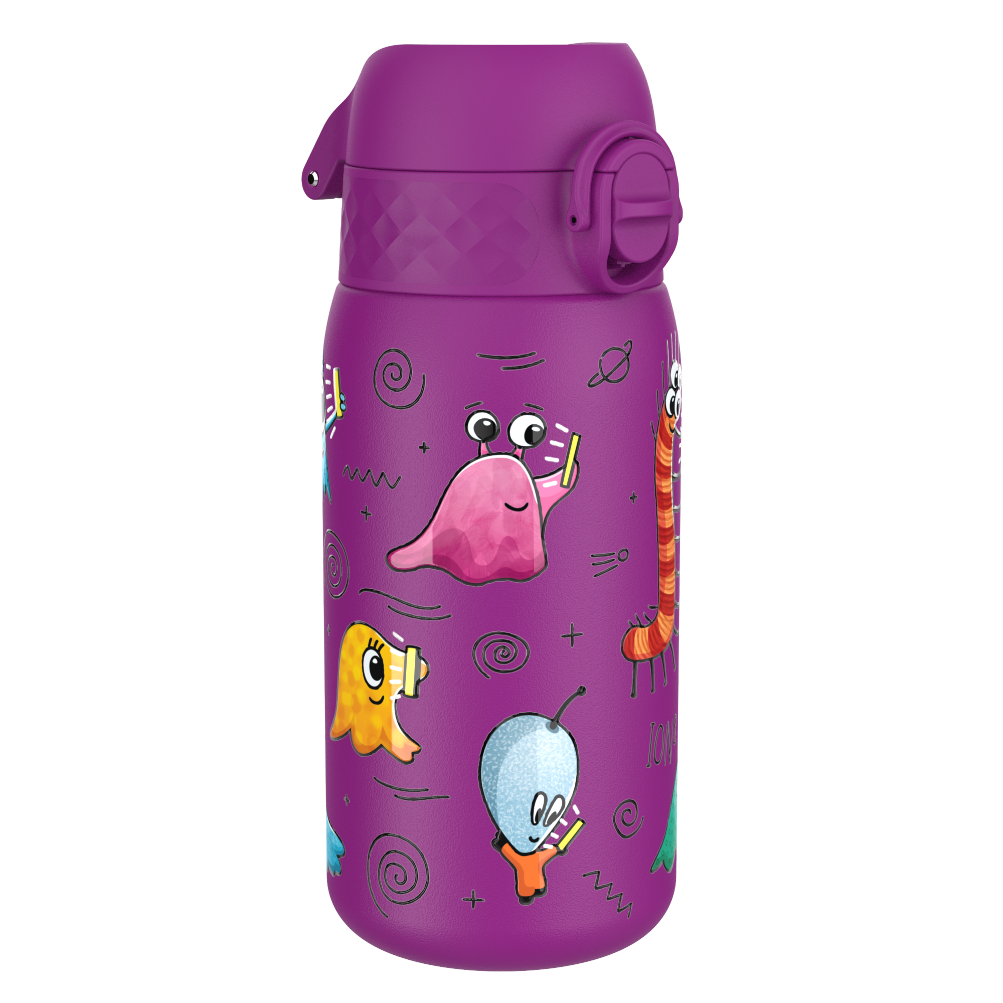 Image of ion8 Borraccia per bambini in acciaio inox 400 ml viola059