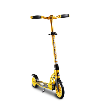 SIX DEGREES Trottinette enfant 2 roues évolutive pliable aluminium Junior 180/145 mm jaune