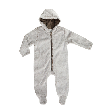 JACKY Combinaison à capuche douillette BABY ON TOUR marron mélangé