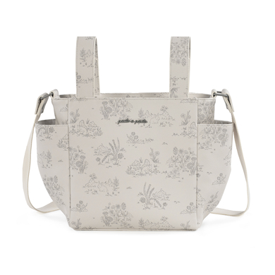 Image of pasito a pasito Borsa fasciatoio Crossbody Toile de Jouy Cream059