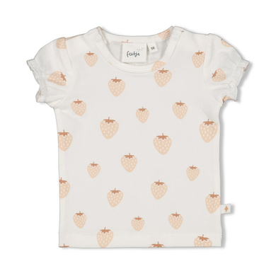 Feetje T-shirt Strawberry Fields Off white