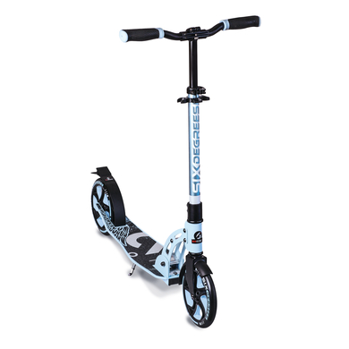 SIX DEGREES Trottinette enfant 2 roues évolutive pliable aluminium 205 mm bleu pastel