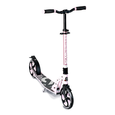 SIX DEGREES Trottinette enfant 2 roues évolutive pliable aluminium 205 mm rose pastel
