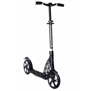 SIX DEGREES Trottinette enfant 2 roues évolutive pliable aluminium Suspension 205 mm noir